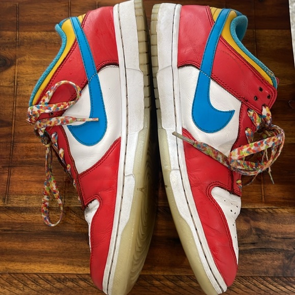 Nike Dunk Low men’s 9.5 QS LeBron James Fruity Pebbles Sneakers DH8009-600 - Picture 13 of 17